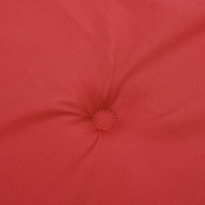 vidaXL Coussin de banc de jardin rouge 120x50x3 cm tissu oxford