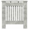 vidaXL Cache-Radiateur Gris b&eacute;ton 78 x 19 x 81,5 cm Bois d'ing&eacute;nierie