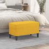 vidaXL Banc Jaune clair 70x35x41 cm Tissu