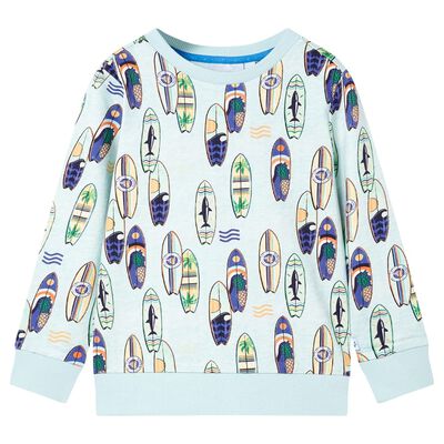 Sweatshirt pour enfants mélange bleu pâle 116