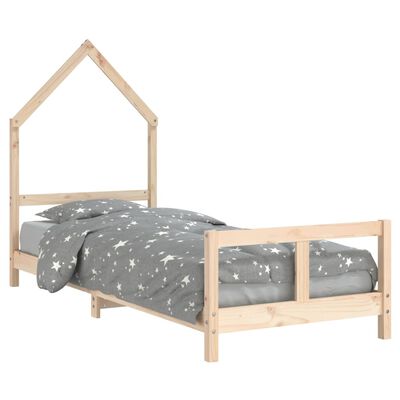 vidaXL Cadre de lit pour enfants 80x200 cm bois de pin massif