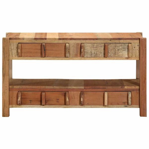 vidaXL Meuble TV Marron 83 x 33 x 46 cm Bois Recycl&eacute; Solide