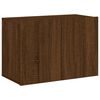 vidaXL Unit&eacute;s murales TV 6 pcs ch&ecirc;ne marron bois d'ing&eacute;nierie