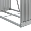 vidaXL Porte-b&ucirc;ches gris clair 80x45x120 cm acier galvanis&eacute;