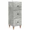 vidaXL Armoire &agrave; tiroirs Gris b&eacute;ton 33 x 34,5 x 90 cm