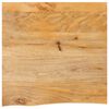 vidaXL Dessus de table &agrave; bord vivant 40x40x3,8 cm bois massif manguier