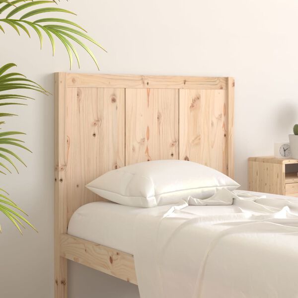 vidaXL T&ecirc;te de lit 105,5x4x100 cm Bois massif de pin