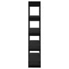 vidaXL Bibliothèque/Cloison de séparation Noir 100x30x160 cm