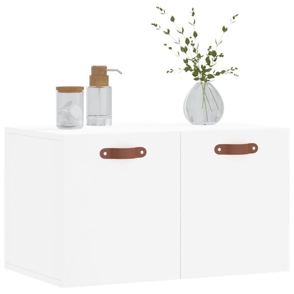 vidaXL Armoire murale Blanc 60x36,5x35 cm Bois d'ing&eacute;nierie