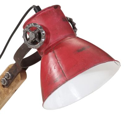 vidaXL Lampe de bureau 25 W rouge délavé 23x18x96 cm E27