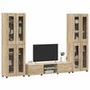 vidaXL Ensemble meuble TV FLORIN Ch&ecirc;ne Sonoma Bois d'ing&eacute;nierie