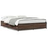 vidaXL Cadre de lit sans matelas ch&ecirc;ne marron 140x200 cm