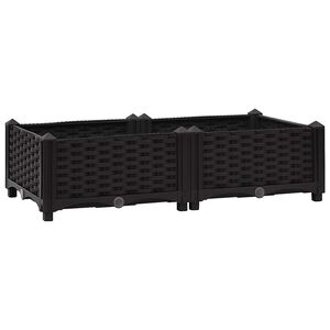 vidaXL Lit sur&eacute;lev&eacute; 80x40x23 cm Polypropyl&egrave;ne