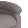 vidaXL Fauteuil inclinable Taupe Tissu