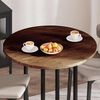 vidaXL Plateau de table Marron fonc&eacute; &Oslash; 90 x 2,5 cm