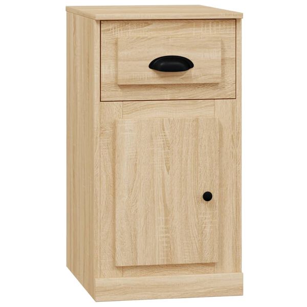 vidaXL Armoire lat&eacute;rale avec tiroir ch&ecirc;ne sonoma 40x50x75 cm