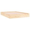 vidaXL Cadre de lit sans matelas bois massif 150x200 cm