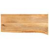vidaXL Dessus de table &agrave; bord vivant 90x30x2,5 cm bois massif manguier