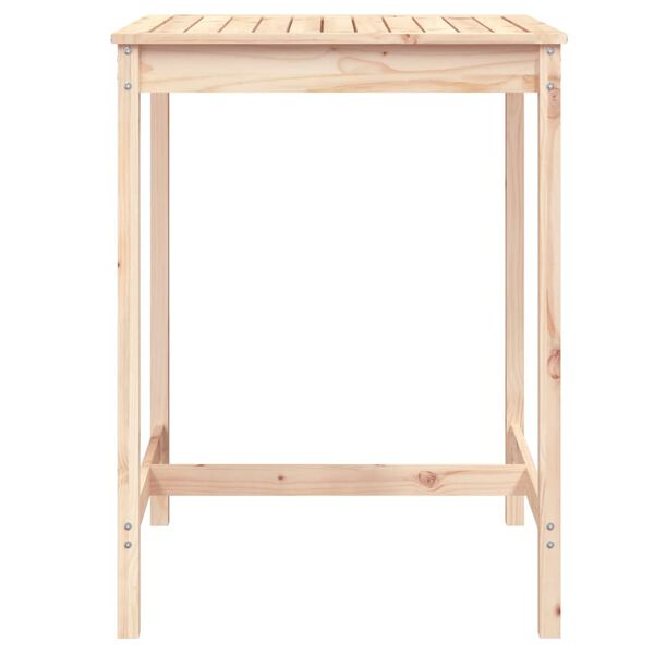 vidaXL Table de jardin 82,5x82,5x110 cm bois massif de pin