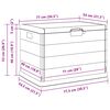 vidaXL Bo&icirc;te de Rangement de Jardin Anthracite 77,5 x 54,5 x 53 cm