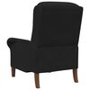 vidaXL fauteuil Noir 76 x 94 x 102 cm Velours