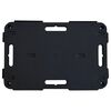 vidaXL Chariot de transport Noir 58x38x12 cm PP