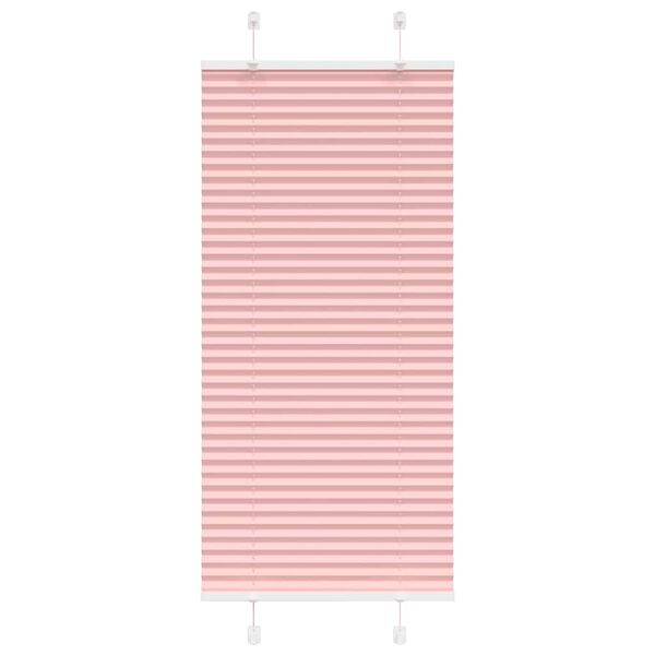 vidaXL Store plissé rose 55x150 cm largeur du tissu 54,4 cm polyester