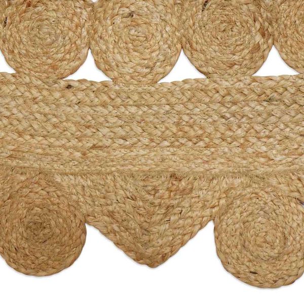 vidaXL Tapis Marron 122 x 183 cm Jute