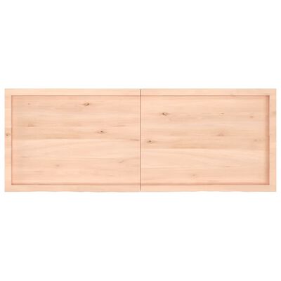 vidaXL Dessus de table 160x60x(2-4) cm bois de chêne massif non traité