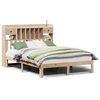 vidaXL Lit biblioth&egrave;que sans matelas 160x200 cm bois massif de pin