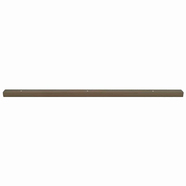 vidaXL Nez de marche 30 pcs Marron 67 x 3.5 x 3 cm Aluminium