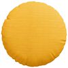vidaXL Coussins de si&egrave;ge 2 pcs Jaune clair &Oslash; 30 cm