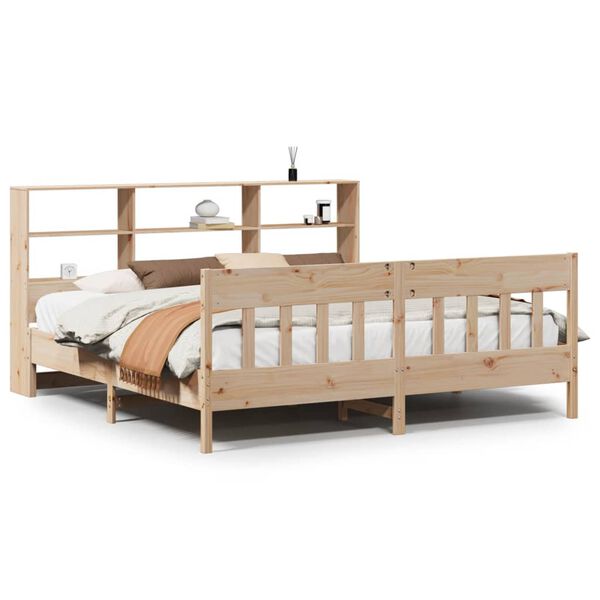 vidaXL Cadre de lit sans matelas 180x200 cm bois massif de pin
