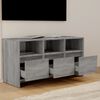 vidaXL Meuble TV Sonoma gris 102x37,5x52,5 cm Bois d'ing&eacute;nierie
