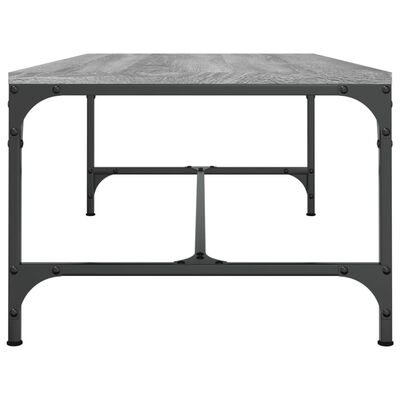vidaXL Table basse Sonoma gris 80x50x35 cm Bois d'ingénierie
