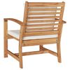 vidaXL Chaise avec coussin 2 pcs Marron et Cr&egrave;me 65 x 60 x 76,5 cm