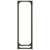 vidaXL Portant de bois chauffage vert olive 25x25x80 cm