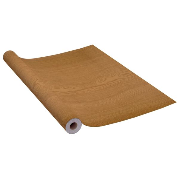 vidaXL Films autoadh&eacute;sifs pour portes 2 pcs Ch&ecirc;ne clair 210x90 cm PVC