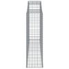 vidaXL Paniers &agrave; gabions arqu&eacute;s 20 pcs 300x50x160/180 cm fer galvanis&eacute;