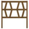 vidaXL Tête de lit Marron miel 81x4x100 cm Bois massif de pin