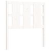 vidaXL Cadre de lit sans matelas blanc 100x200 cm bois massif