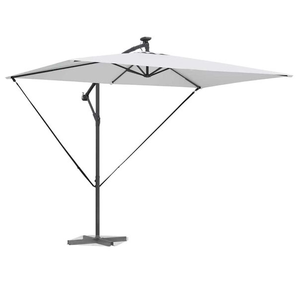 vidaXL Parasol Sable 294 x 200 x 270 cm Polyester et Aluminium