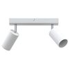 vidaXL Spot de plafond Blanc 26 x 5,5 x 16,5 cm M&eacute;tal