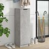 vidaXL Armoire &agrave; chaussures Gris b&eacute;ton 30x35x100 cm Bois d'ing&eacute;nierie