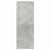 vidaXL Cabinet &agrave; chaussures Gris b&eacute;ton 77,5 x 30 x 83,5 cm