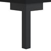 vidaXL Buffet haut Noir 34,5x34x180 cm Bois d'ing&eacute;nierie