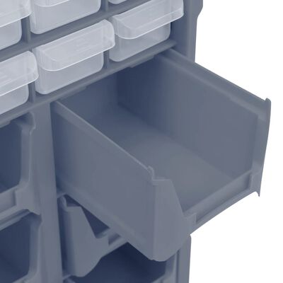 vidaXL Organisateur multi-tiroirs avec 39 tiroirs 38x16x47 cm