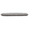 vidaXL Coussin de Dos Gris nuage 160 x 19 x 50 cm tissu