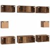 vidaXL Ensemble meuble TV 8 pcs Bois Ancien Bois d'ing&eacute;nierie
