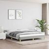 vidaXL Cadre de lit sans matelas gris clair 180x200 cm tissu